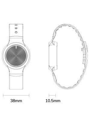 Emergency Call NFC Acceleration Sensor Bluetooth Positioning Bracelet - IceAndFire